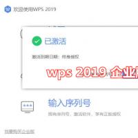 办公软件 WPS Office 2019 11.8.2 企业注册永久版